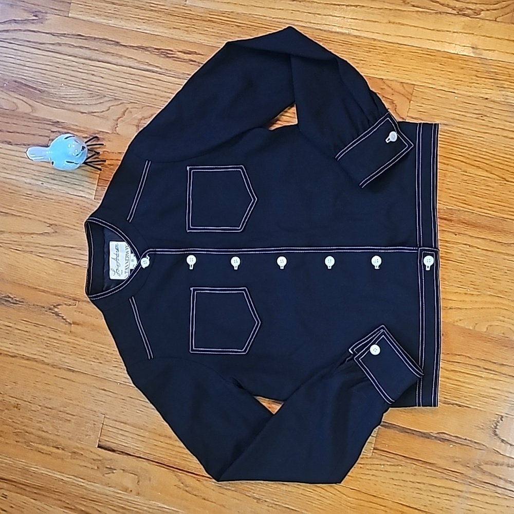 Vintage Lois Anderson for TANNERWAY size 8 black jacket (has been dry cl…